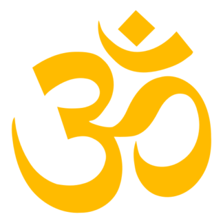 Hinduism Decal (Yellow)